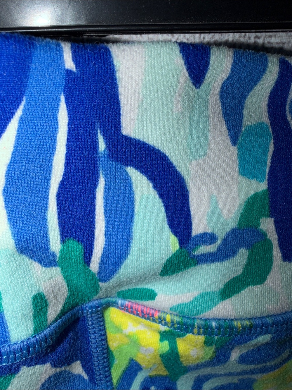 Lilly Pulitzer Blue Multicolor Tropical Print Leggings - Picture 6 of 7